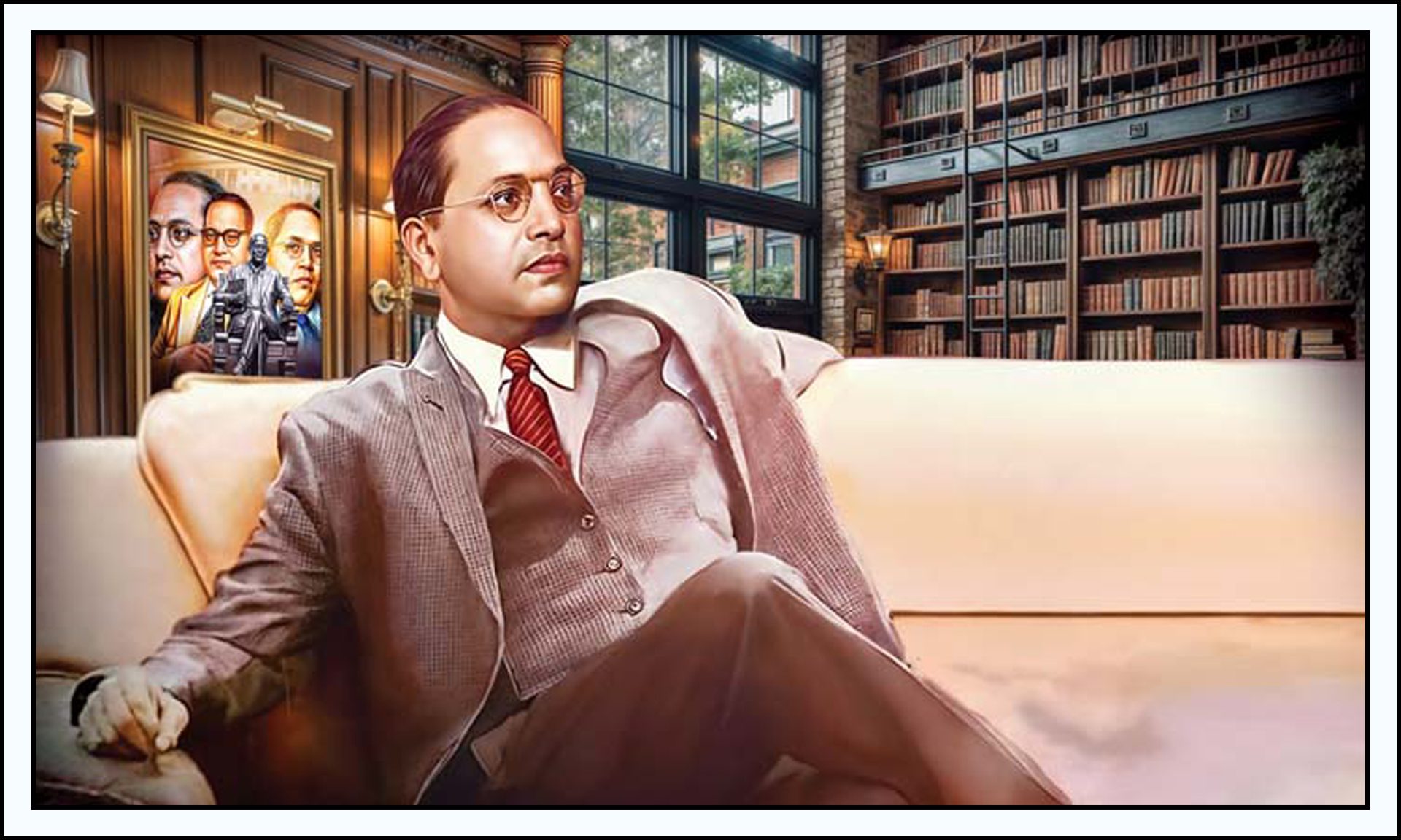 Dr B R Ambedkar Poster An Unshakable Commitment To Justice 66034 
